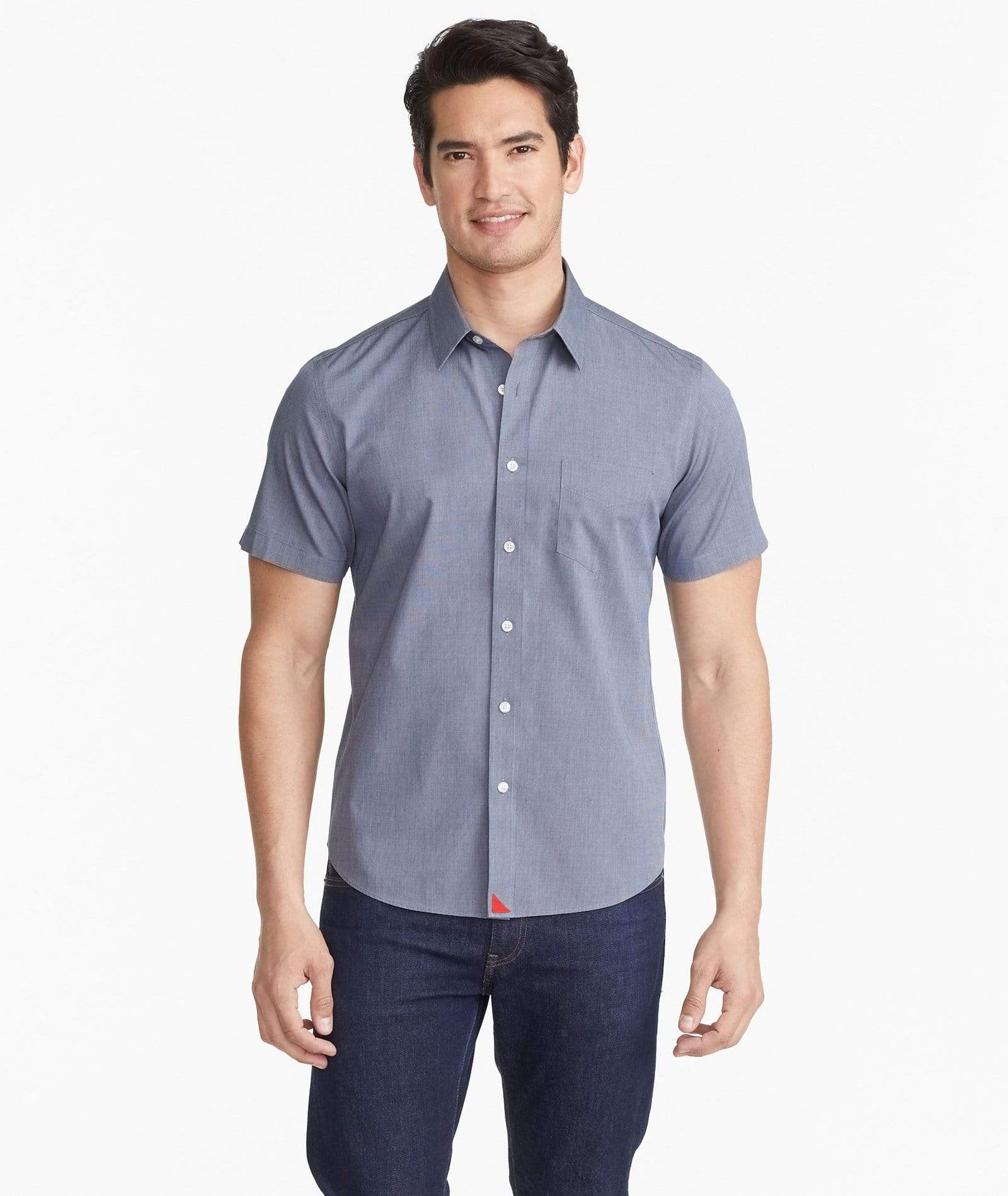 UNTUCKit - Men's Petrus Wrinkle-Free Short Sleeve Shirt Threadfellows UNTUCKit - Men's Petrus Wrinkle-Free Short Sleeve Shirt Threadfellows