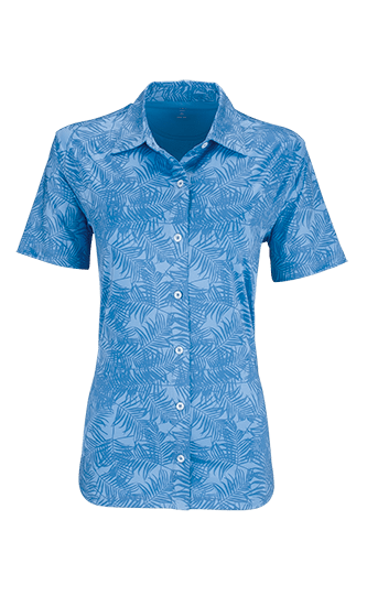 Vantage Woven Shirts S / Ocean Blue Vansport - Women's Pro Maui Hawaiian Shirt