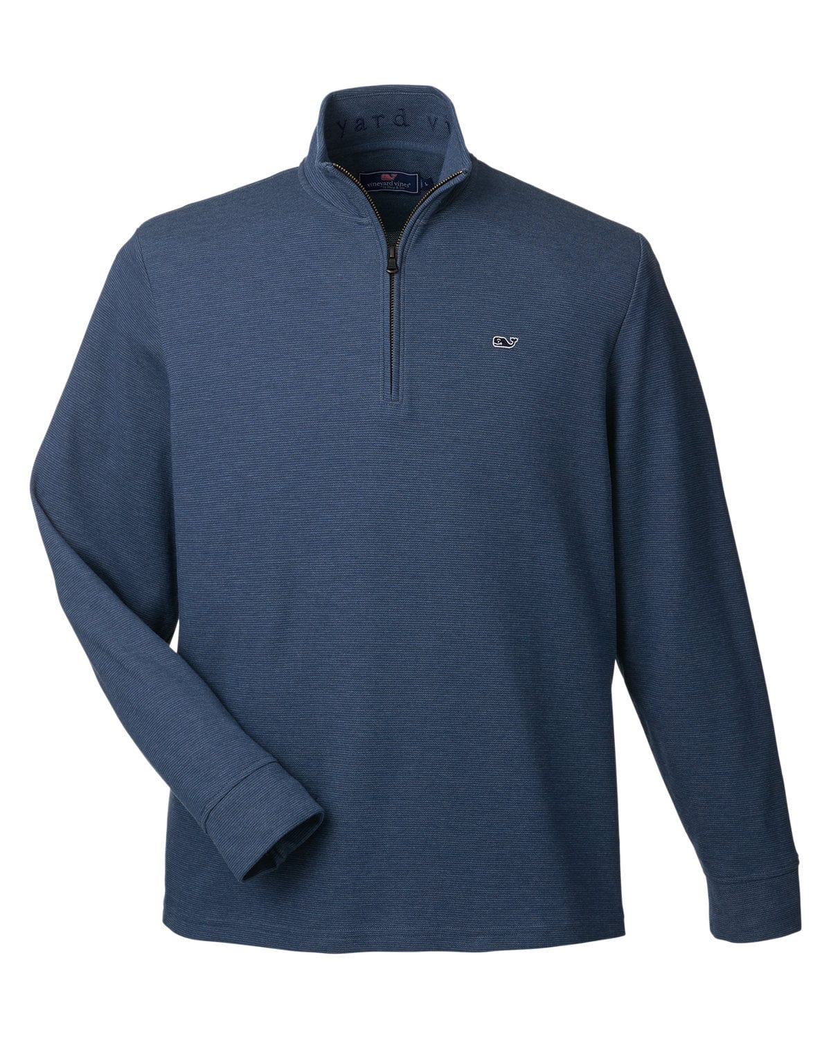 Milwaukee Brewers Vineyard Vines Ball & Glove Saltwater Half-Zip Top -  Light Blue