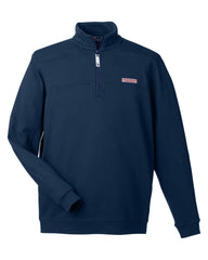 Vineyard Vines Sweatshirts S / Vineyard Navy Vineyard Vines - Men's Collegiate Quarter-Zip Shep Shirt