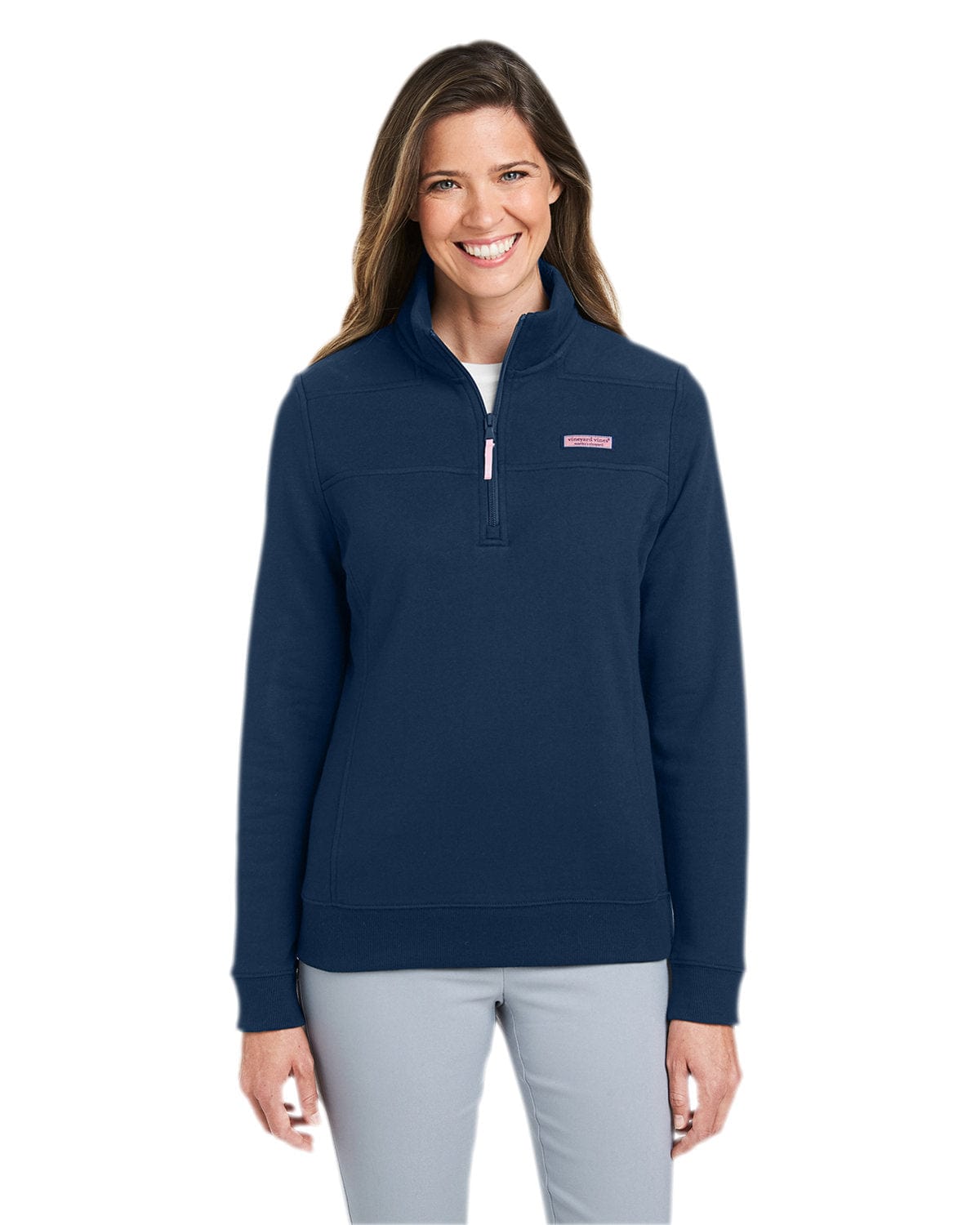 Lids Washington Commanders Vineyard Vines Women's Shep Shirt Quarter-Zip  Sweatshirt - Heather Gray