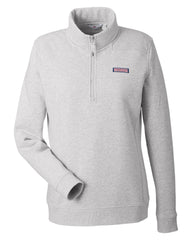 Vineyard Vines Sweatshirts XS / Grey Heather Vineyard Vines - Women's Collegiate Quarter-Zip Pullover Shep Shirt