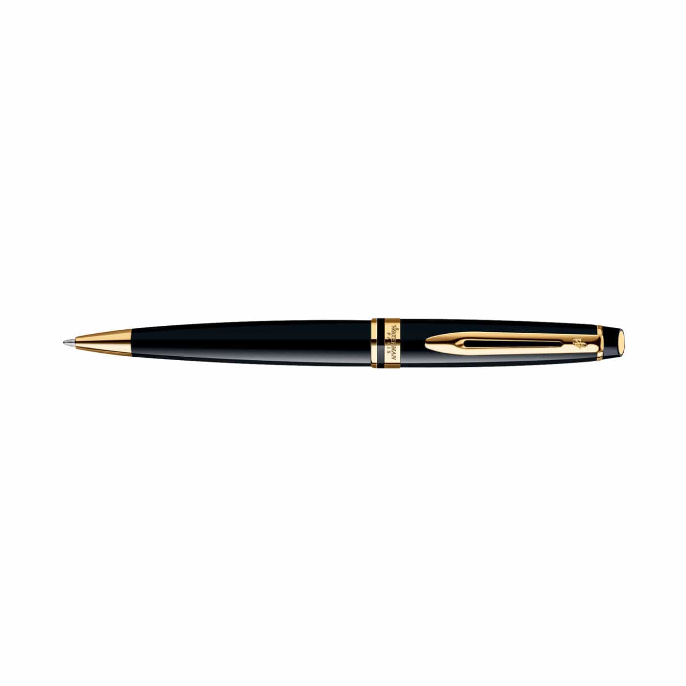 Waterman Accessories One Size / Black/Gold Trim Waterman - Expert Ballpoint Pen (Black Ink)