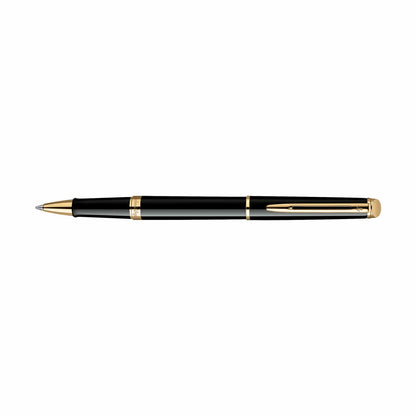 Waterman Accessories One Size / Black/Gold Trim Waterman - Hemisphere Rollerball Pen (Black Ink)