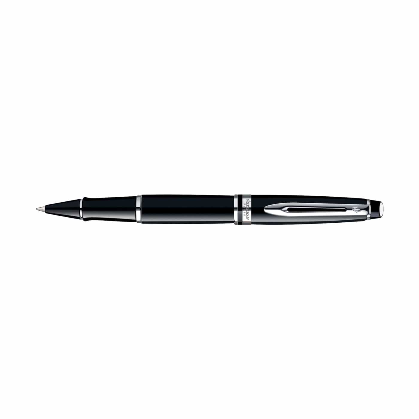 Waterman Accessories One Size / Black/Silver Trim Waterman - Expert Rollerball Pen (Black Ink)