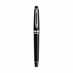 Waterman Accessories One Size / Black/Silver Trim Waterman - Expert Rollerball Pen (Black Ink)
