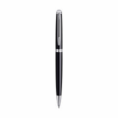 Waterman Accessories One Size / Black/Silver Trim Waterman - Hemisphere Ballpoint Pen (Blue Ink)