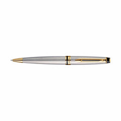Waterman Accessories One Size / Stainless Steel/Gold Trim Waterman - Expert Ballpoint Pen (Black Ink)