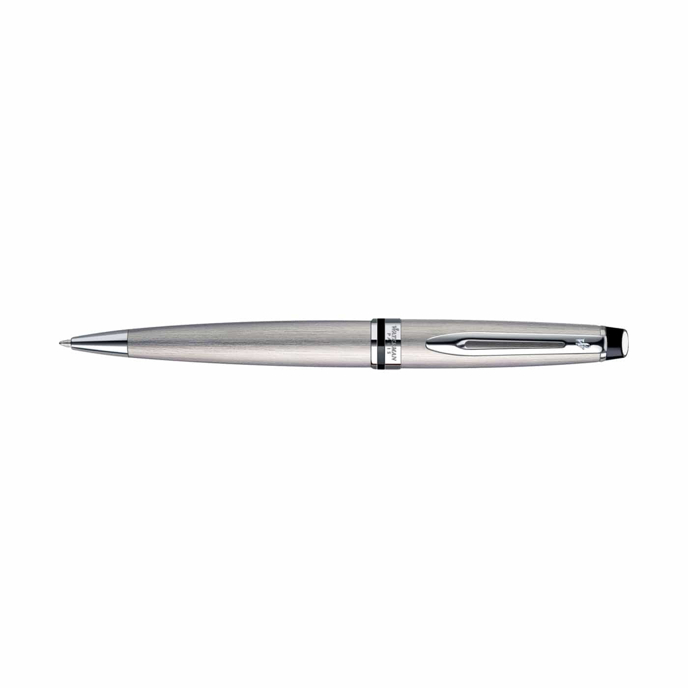Waterman Accessories One Size / Stainless Steel/Silver Trim Waterman - Expert Ballpoint Pen (Black Ink)