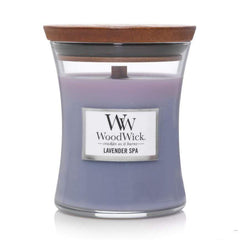 WoodWick Accessories One Size / Lavender Spa WoodWick - 9.7oz Hourglass Candle