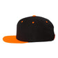 Yupoong Headwear Adjustable / Black/Neon Orange Yupoong - Wool Blend Snapback