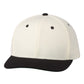 Yupoong Headwear Adjustable / Natural/Black Yupoong - Wool Blend Snapback