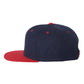 Yupoong Headwear Adjustable / Navy/Red Yupoong - Wool Blend Snapback