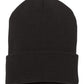 Yupoong Headwear One Size / Black Yupoong - Cuffed Beanie