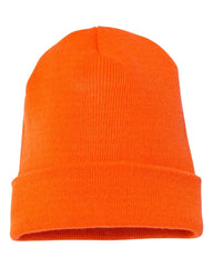 Yupoong Headwear One Size / Blaze Orange Yupoong - Cuffed Beanie