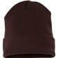 Yupoong Headwear One Size / Brown Yupoong - Cuffed Beanie