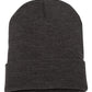 Yupoong Headwear One Size / Dark Grey Yupoong - Cuffed Beanie