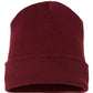 Yupoong Headwear One Size / Maroon Yupoong - Cuffed Beanie