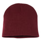 Yupoong Headwear One Size / Maroon Yupoong - Short Beanie