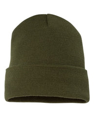 Yupoong Headwear One Size / Olive Yupoong - Cuffed Beanie