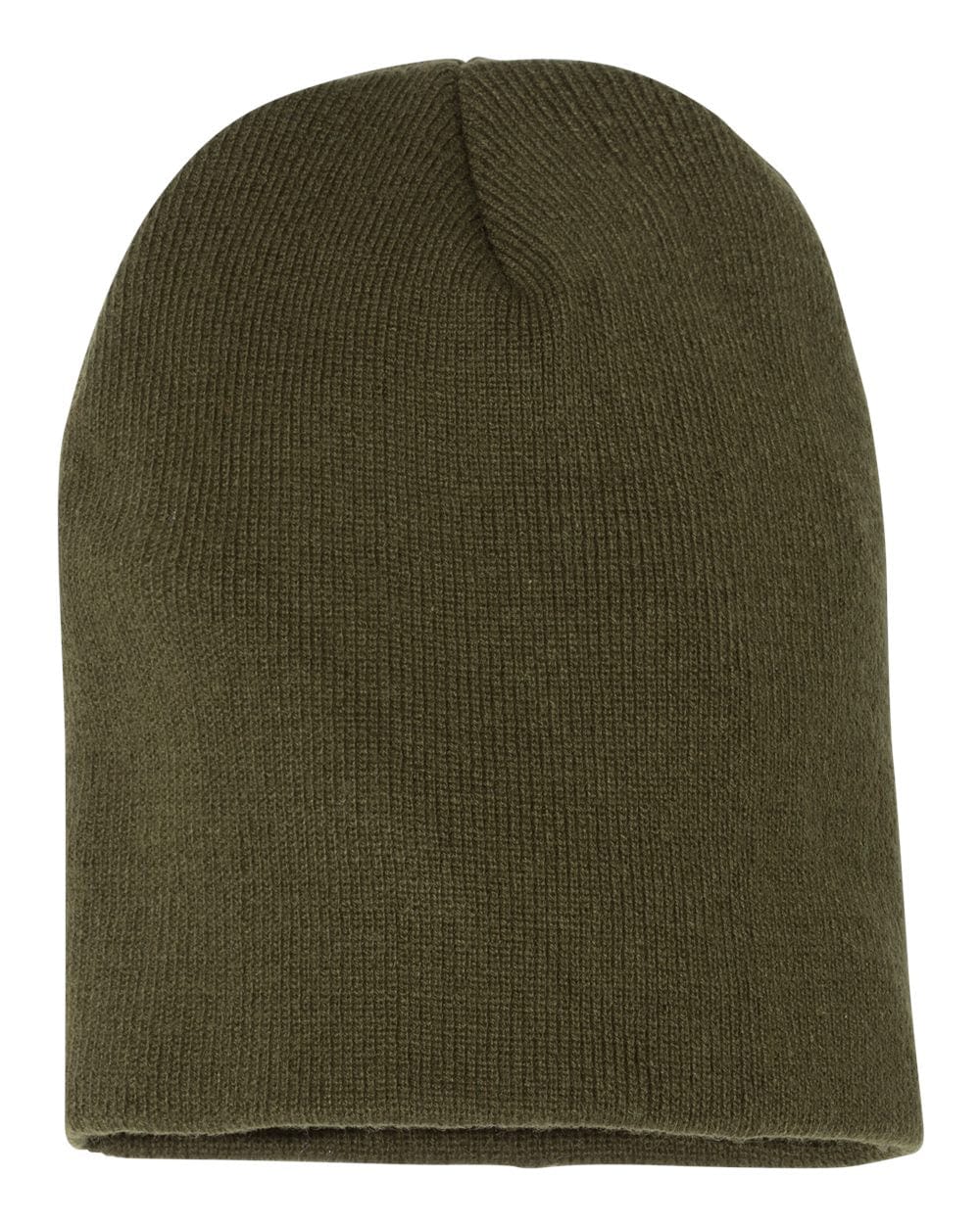 Yupoong Headwear One Size / Olive Yupoong - Short Beanie