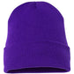 Yupoong Headwear One Size / Purple Yupoong - Cuffed Beanie