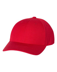 Yupoong Headwear One Size / Red Yupoong - Premium Curved Visor Snapback