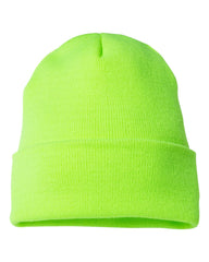 Yupoong Headwear One Size / Safety Green Yupoong - Cuffed Beanie