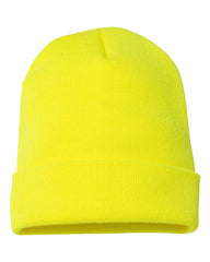 Yupoong Headwear One Size / Safety Yellow Yupoong - Cuffed Beanie