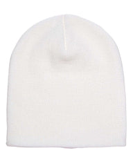 Yupoong Headwear One Size / White Yupoong - Short Beanie